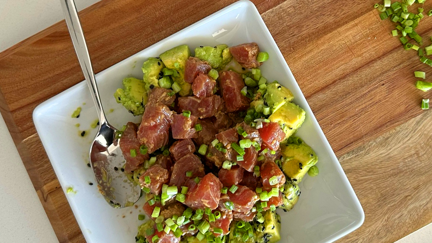 Healthy Eats Tuna Tartare Recipe ZOZOFIT